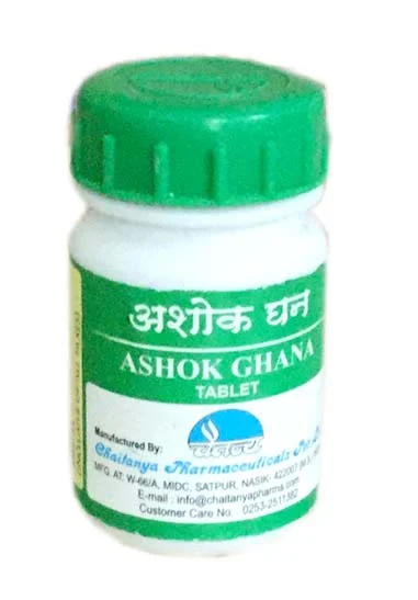 ashok ghana 60 tab upto 20% off chaitanya pharmaceuticals